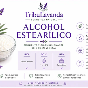 Cera Lanette 18, Alcohol Estearilico 