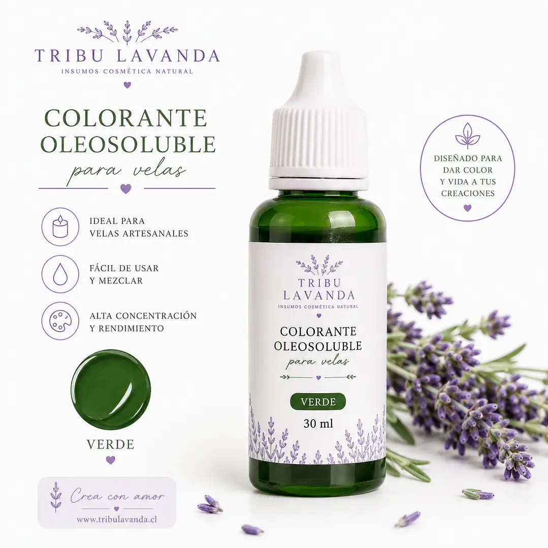 Colorantes Oleosolubles para Velas 10 ml  3