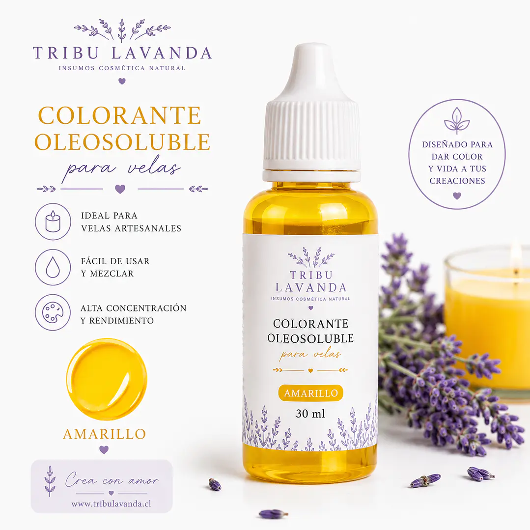 Colorantes Oleosolubles para Velas 10 ml  5