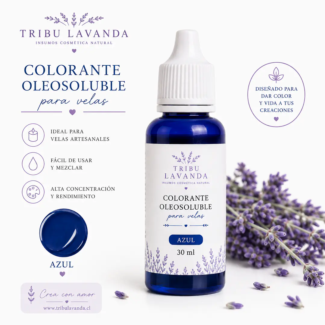 Colorantes Oleosolubles para Velas 30 ml  4