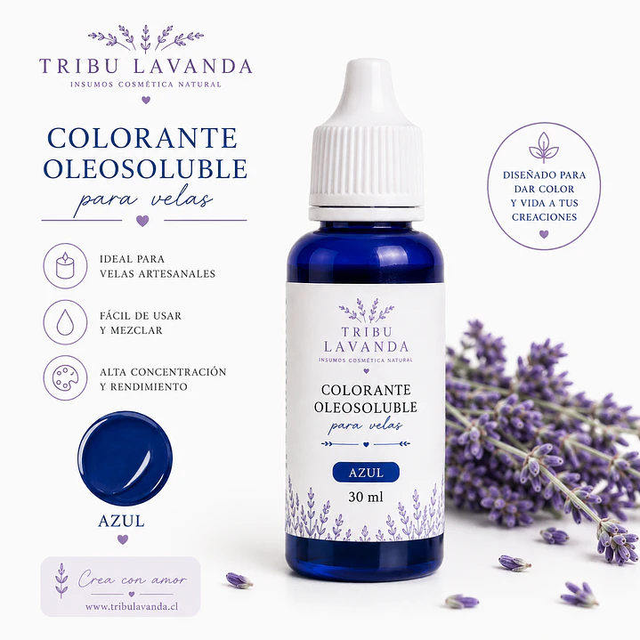 Colorantes Oleosolubles para Velas 30 ml  4