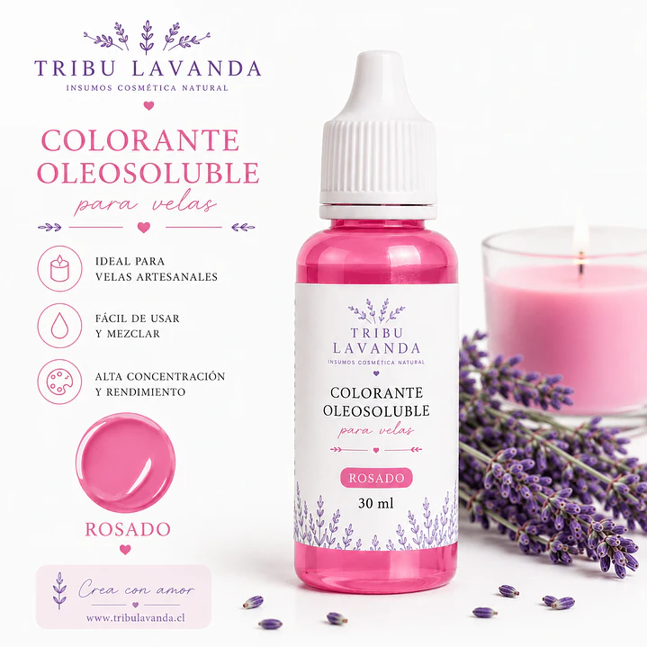 Colorantes Oleosolubles para Velas 30 ml  6