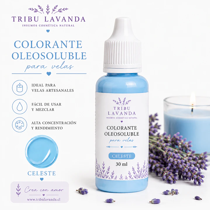 Colorantes Oleosolubles para Velas 30 ml  8