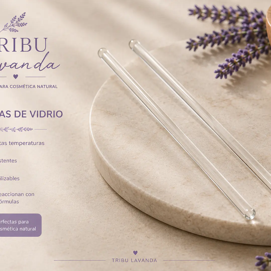 Varilla de vidrio de agitación unidad y pack  1