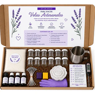 Kit de Velas de Soya Tribu Lavanda 