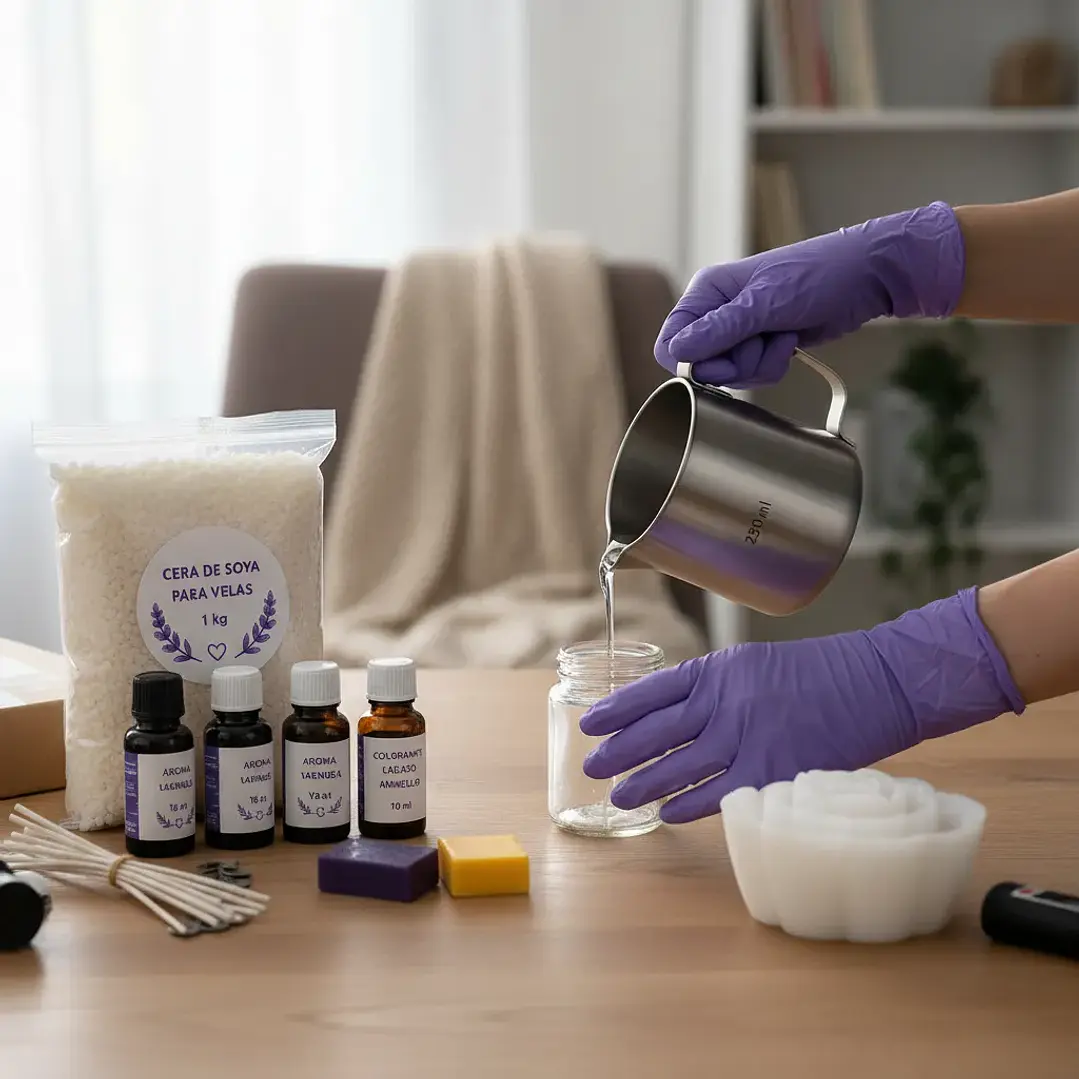 Kit de Velas de Soya Tribu Lavanda  2