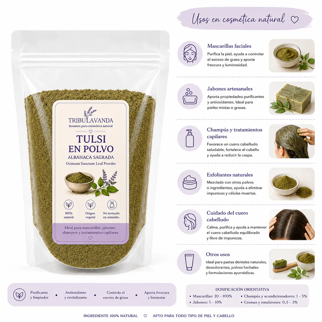 TULSI EN POLVO 50 Y 100 GR 2
