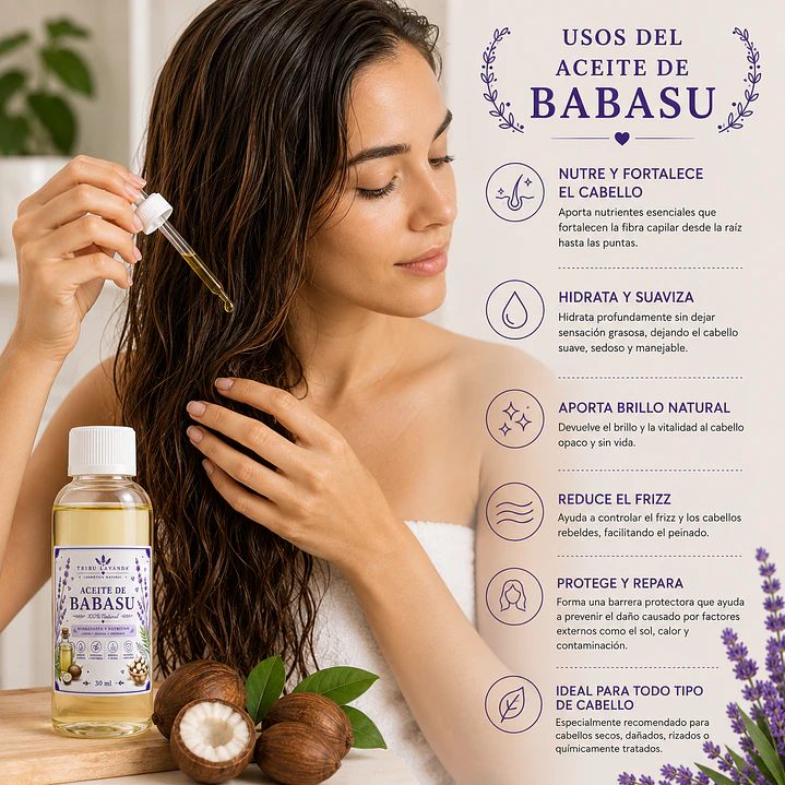 Aceite de Babasu prensado en frio 30 y 100 ml 3