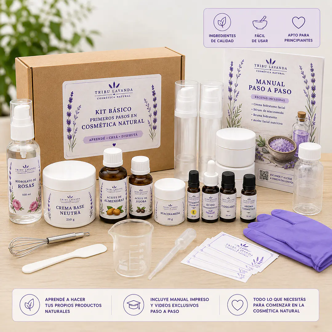Kit Primeros Pasos en Cosmética Natural  1
