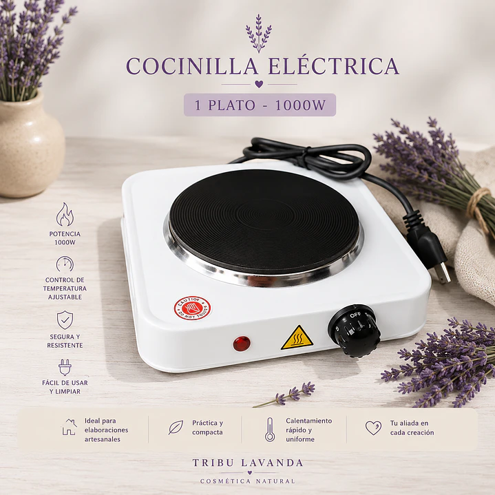 Cocinilla eléctrica 1 plato  1