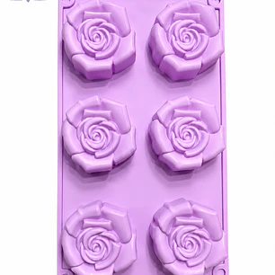 Molde rosas 100 gr aprox.