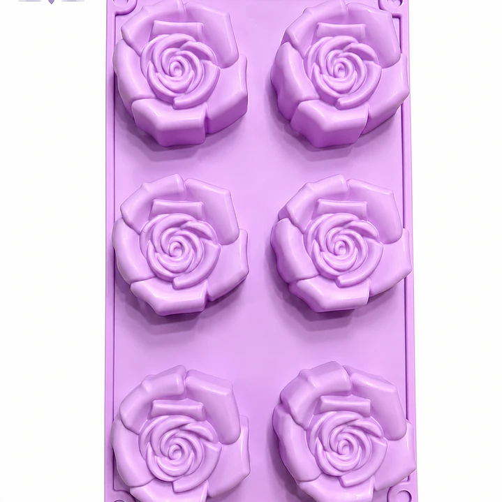 Molde rosas 100 gr aprox. 1