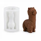 Molde velas Alpaca 3D  - Miniatura 1
