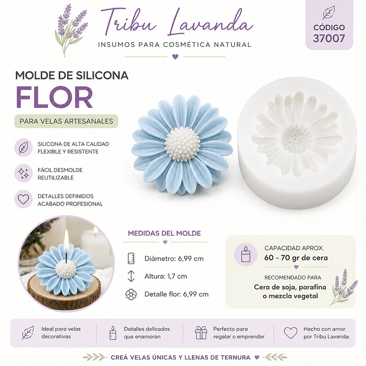 Molde flor 3D  2