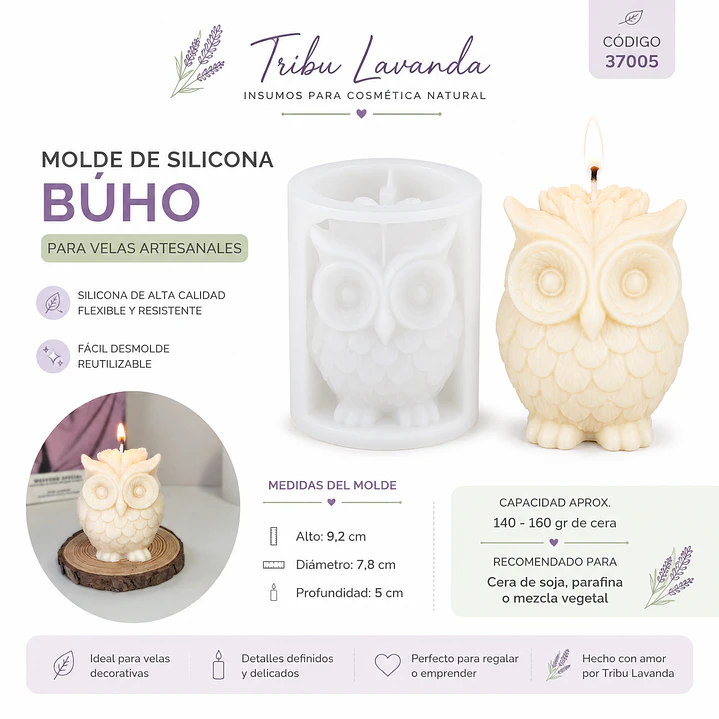 Molde Buhito 3D redondo  2