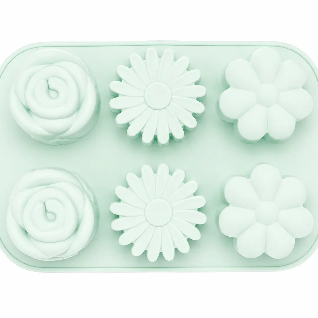 Molde Rosa Margarita y Flor Grande 100 gr aprox. 1