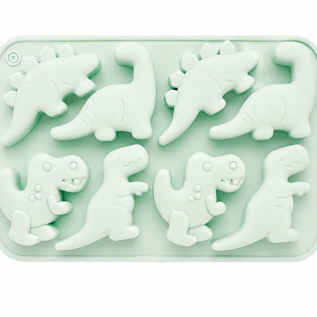 Molde Dinosaurios 40 a 50 gr aprox.  1