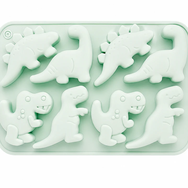 Molde Dinosaurios 40 a 50 gr aprox.  1