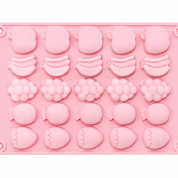 Molde frutitas y dulces 15 a 20 gr aprox.  1
