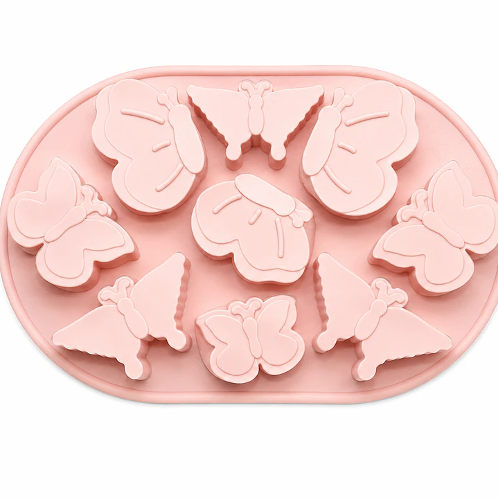 Moldes flores y mariposas 40 gr aprox. 1