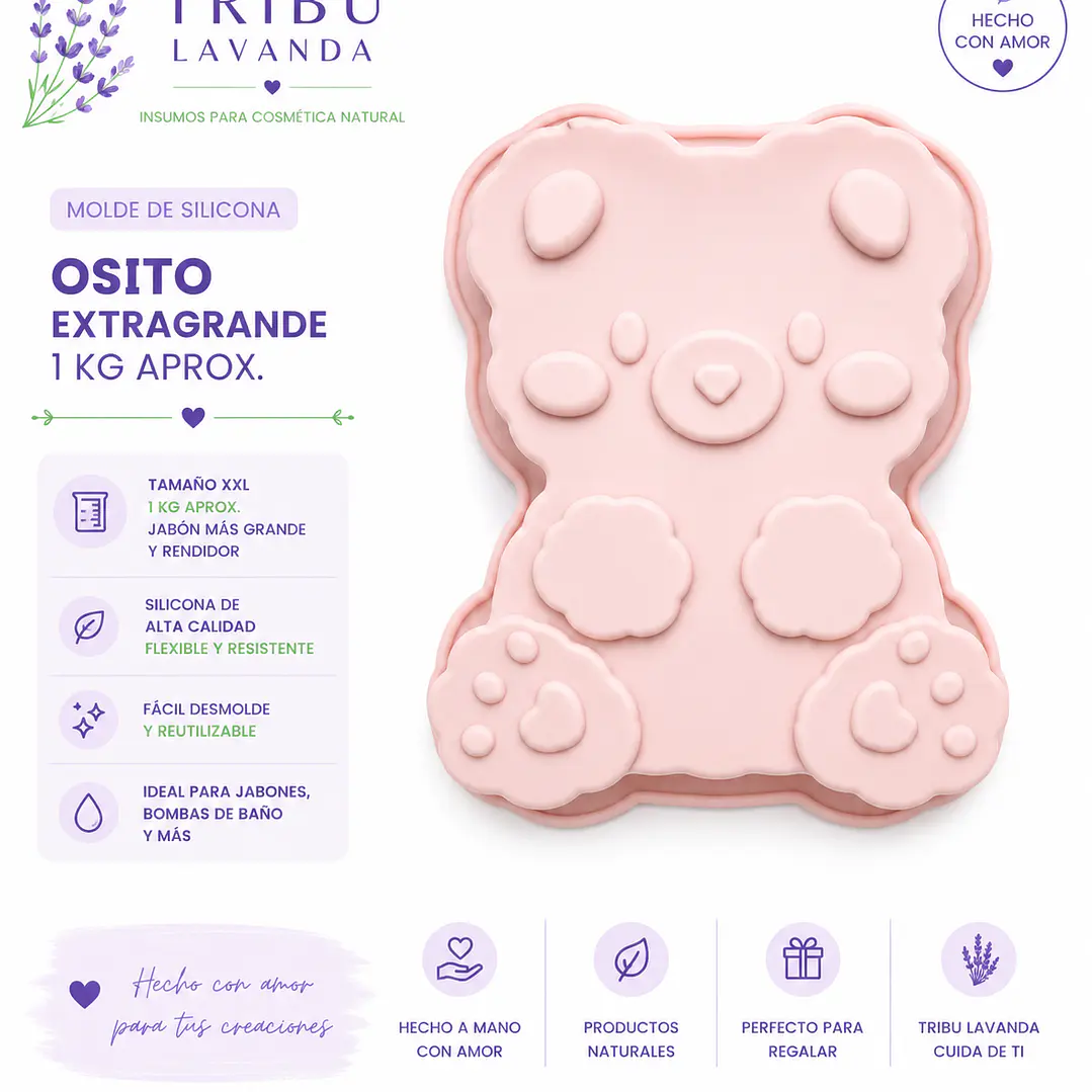 Molde osito grande 1 kg aprox. 2