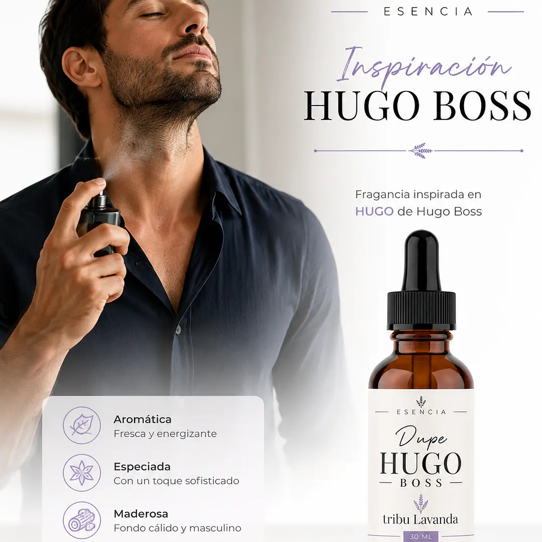 Aroma Dupe Hugo BOSS 10 y 30 ML  3