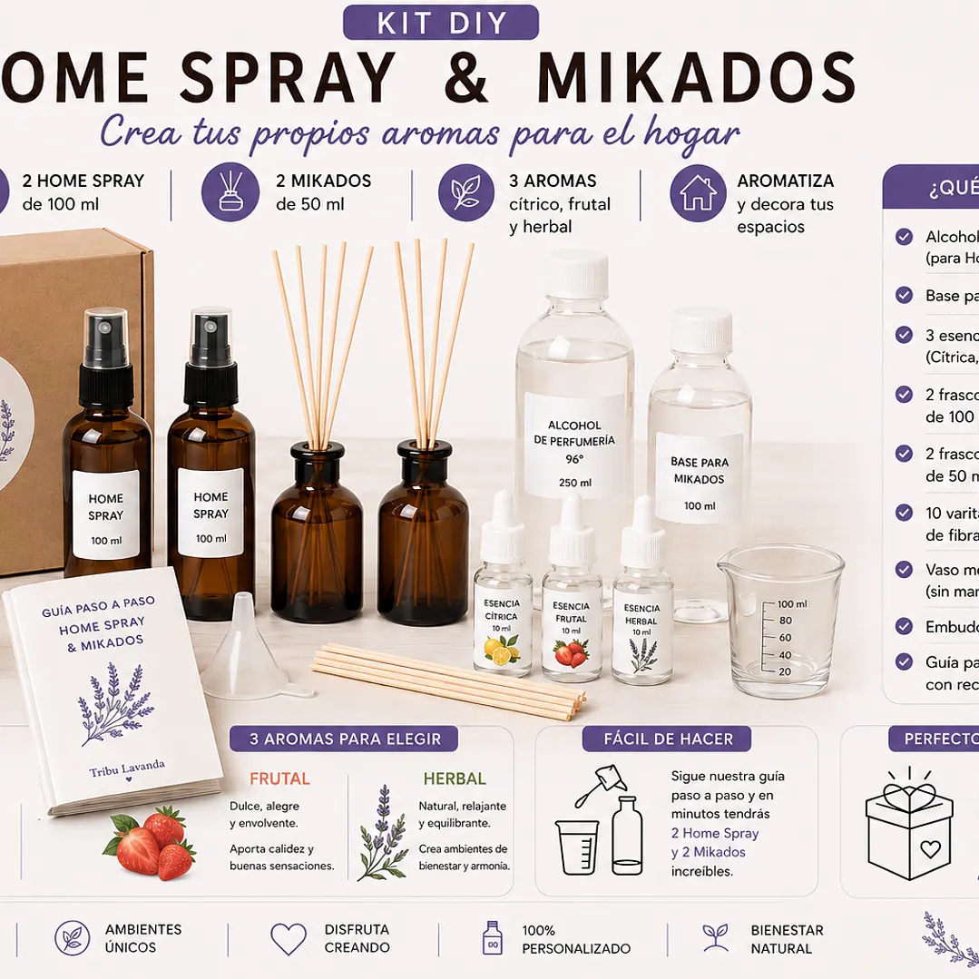 Kit inicio Home Spray y Mikados 1
