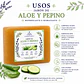 Base jabón Aloe Vera y Pepino  - Miniatura 2