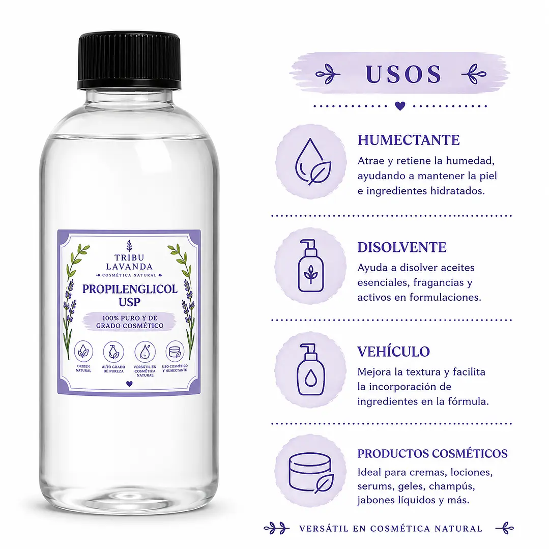 Propelinglicol USP 250 ml, 500 ml, Lt y 5 Lt 2