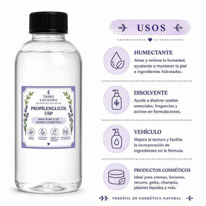 Propelinglicol USP 250 ml, 500 ml, Lt y 5 Lt 2