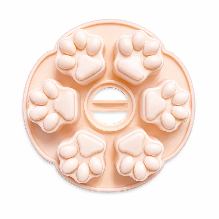 Molde Huellitas 30 a 35 gr aprox.  1
