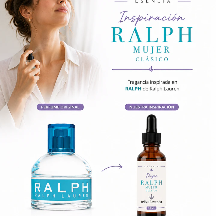 Aroma Dupe Ralph Lauren Mujer Clásico 10 ML y 30 ml 1