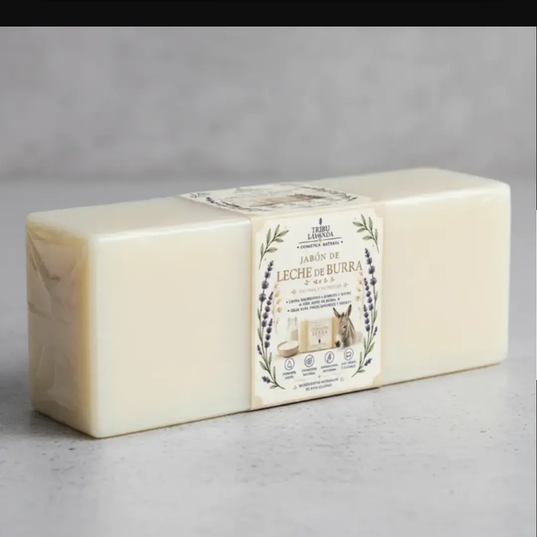 Base de Jabón Leche de Burra 500 gr y Kg 1