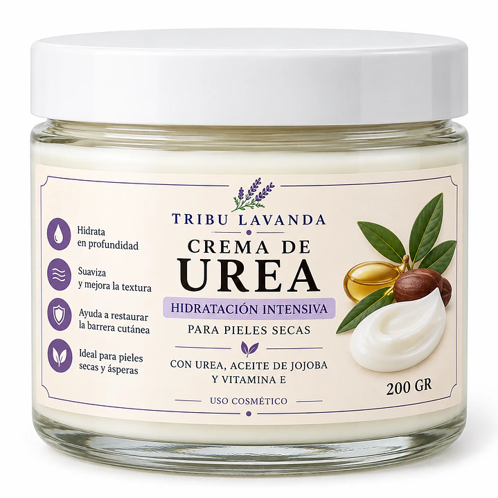 Crema Regeneradora Urea, jojoba y vitamina e. 3