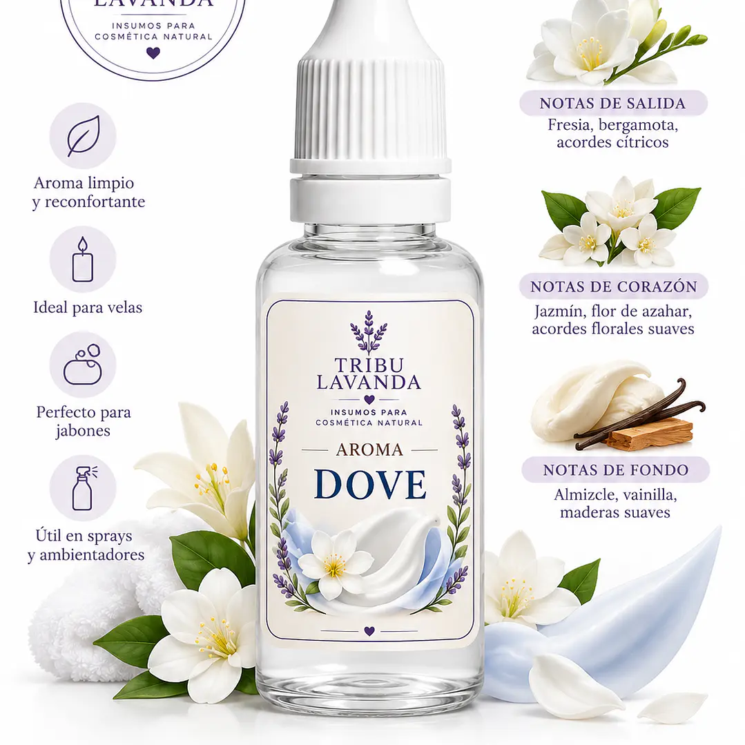Aroma dupe Dove 10 ml y  2