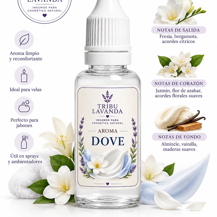 Aroma dupe Dove 10 ml y  2