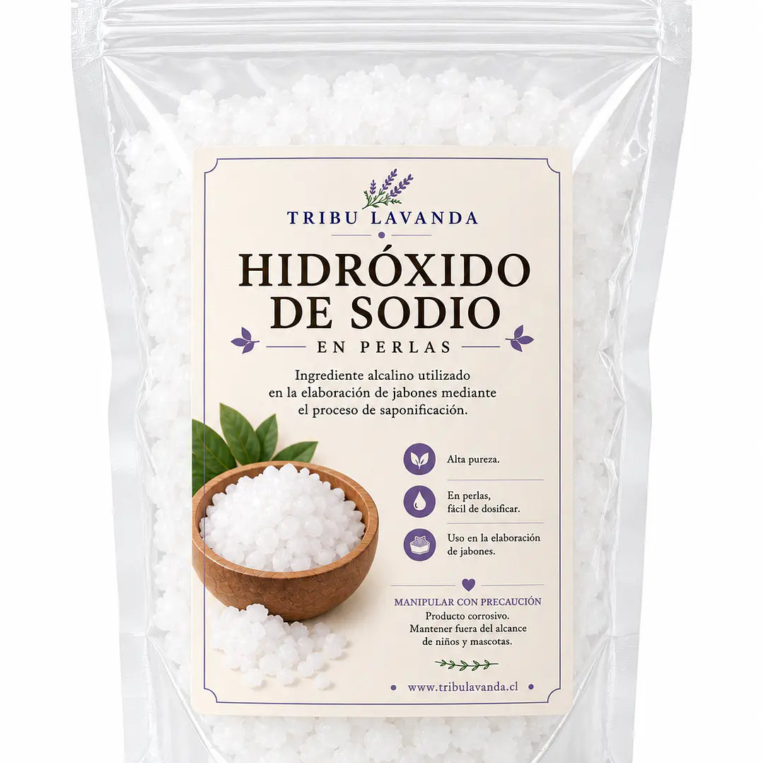 Hidróxido de sodio (soda cáustica) 500 gr  y  1 kg 1