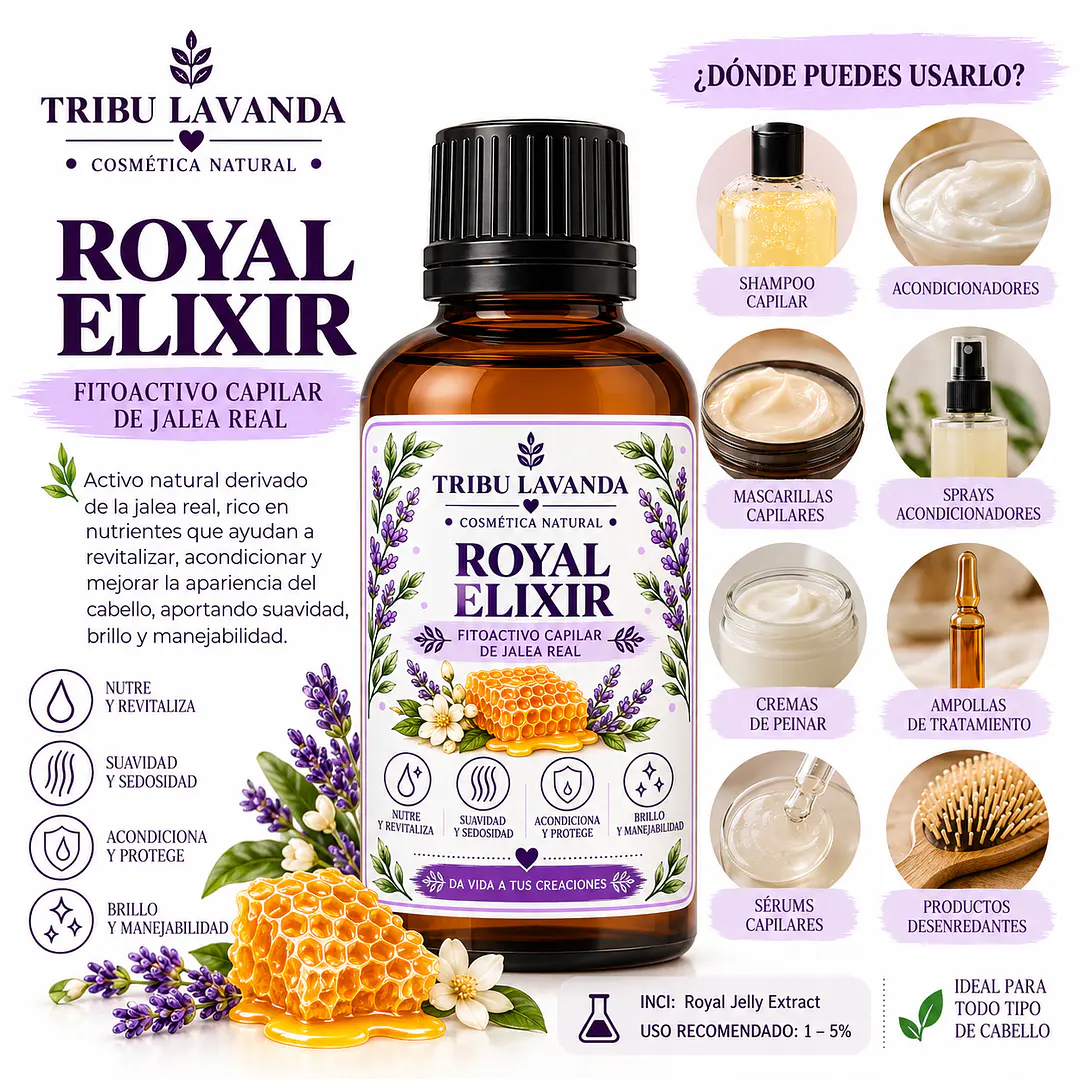 Royal Elixir Activo fitocosmetico capilar de Jalea Real 50 ml y 100 ml 2