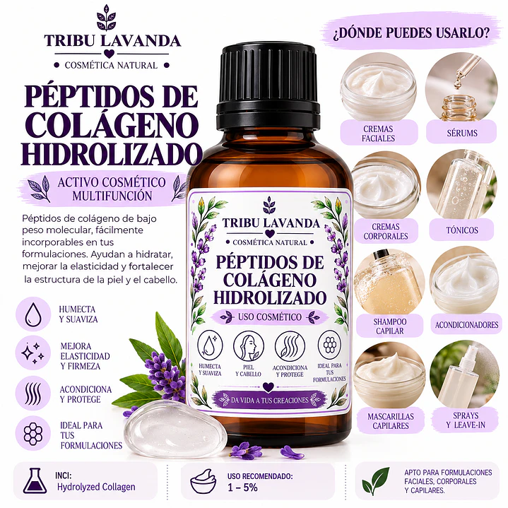 Péptidos de Colágeno Hidrolizado 30 ml y 100 ml 2