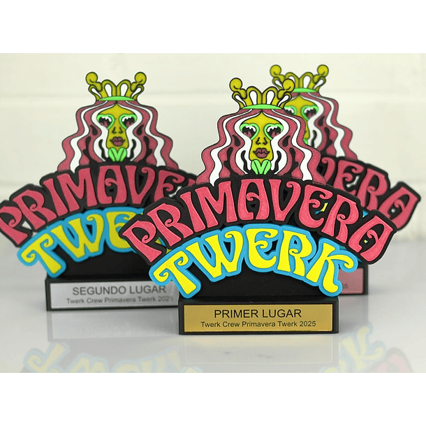 Trofeos y medallas Primavera Twerk 2025