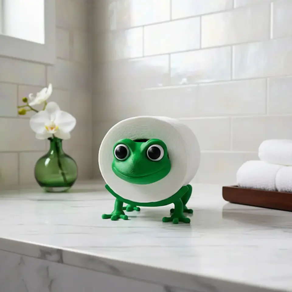 Porta Rollo Papel Higienico Sapo Pepe 1