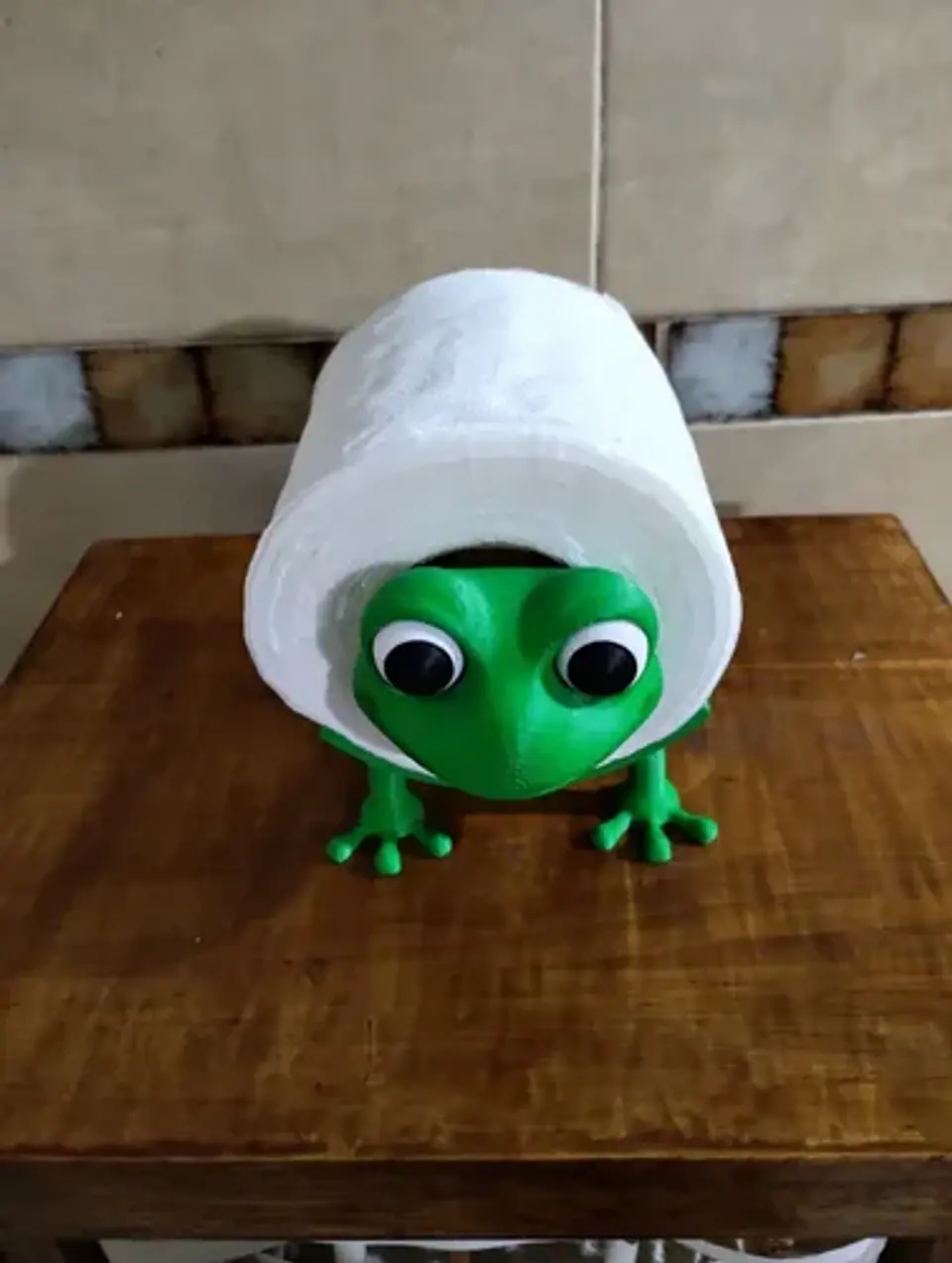 Porta Rollo Papel Higienico Sapo Pepe 2