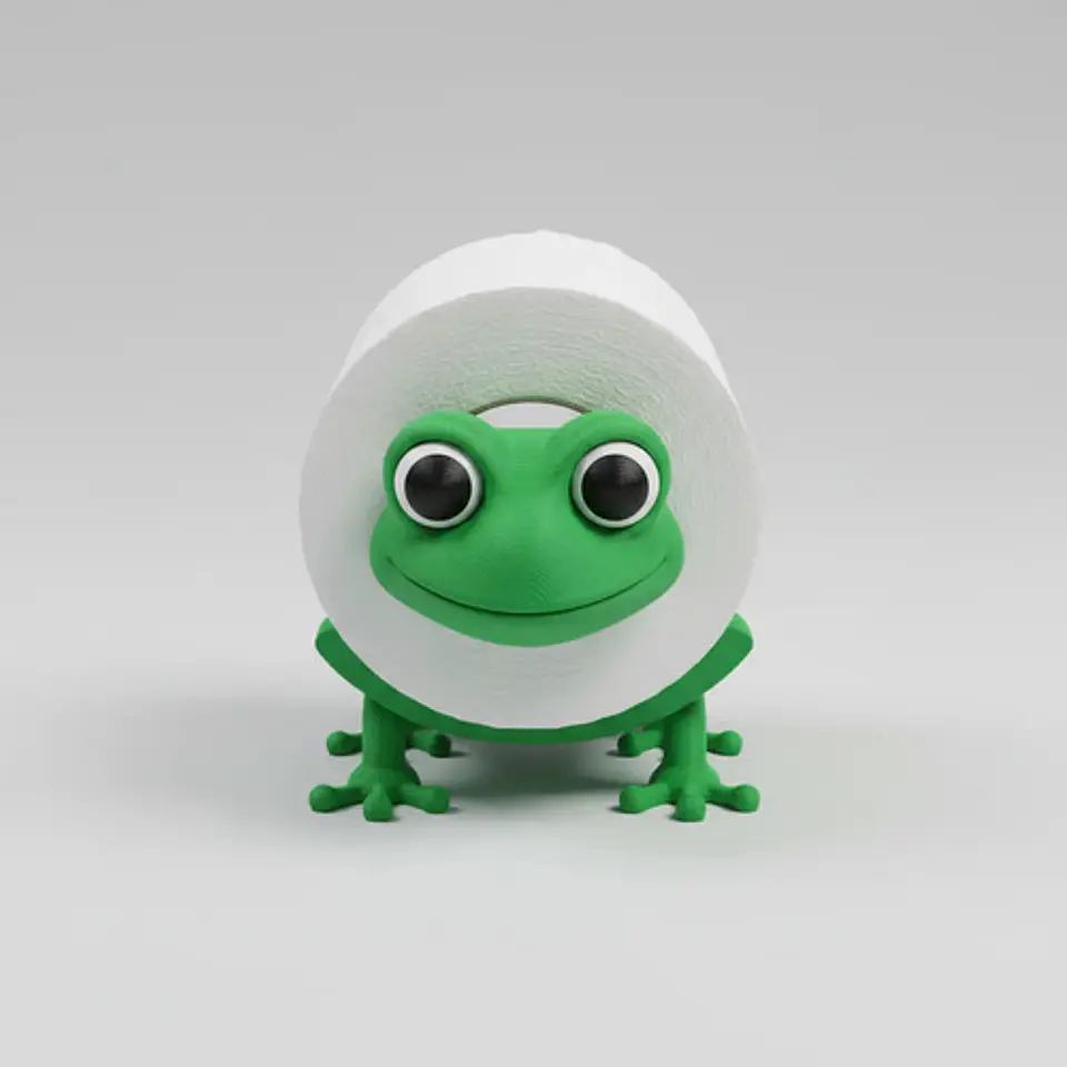 Porta Rollo Papel Higienico Sapo Pepe 7