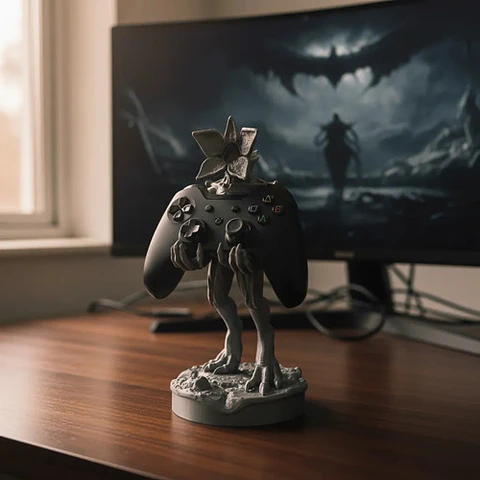 Soporte Porta Joystick Ps4 Ps5 3d Stranger Things Demogorgon
