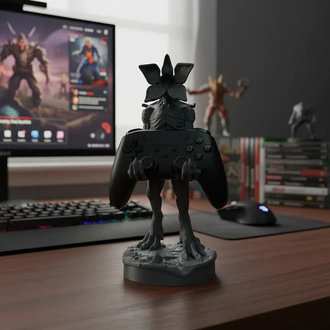 Soporte Porta Joystick Ps4 Ps5 3d Stranger Things Demogorgon