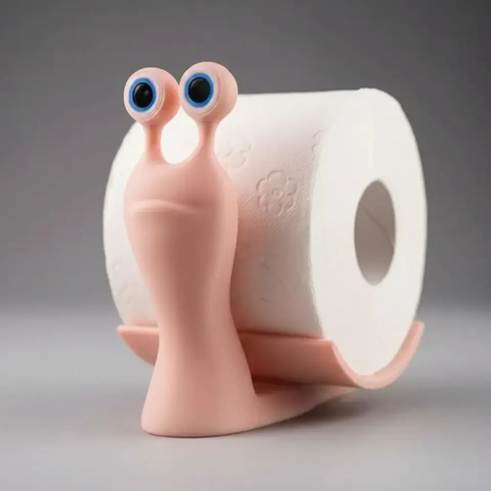 Porta Rollo Papel Higienico Caracol Turbo 1
