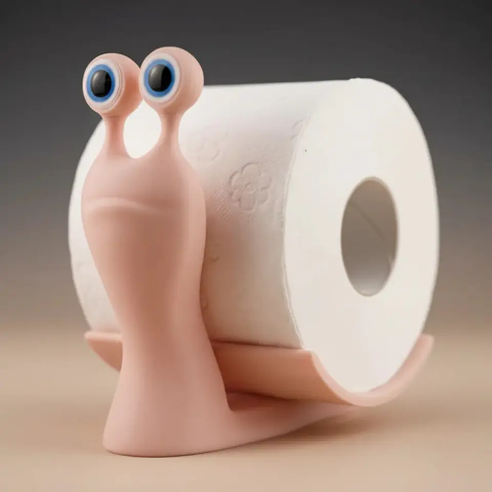 Porta Rollo Papel Higienico Caracol Turbo 4