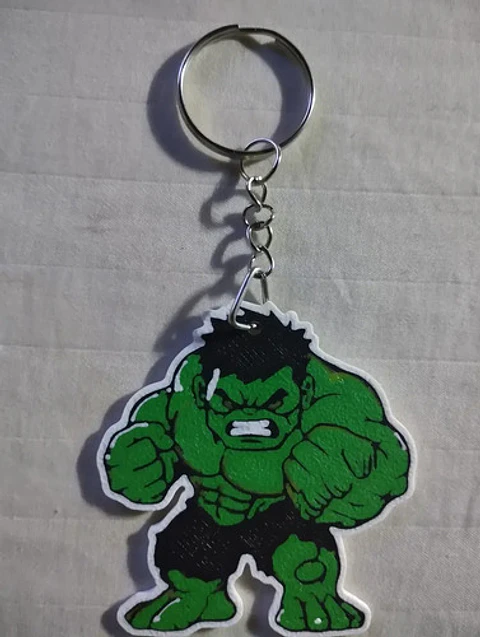 Llaveros Souvenir Cumpleaños Super Heroes Pack X 20
