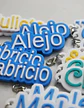 Llaveros Souvenir Señalador Identificacion Nombres Pack X 20 - Miniatura 2