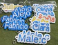 Llaveros Souvenir Señalador Identificacion Nombres Pack X 20 - Miniatura 4